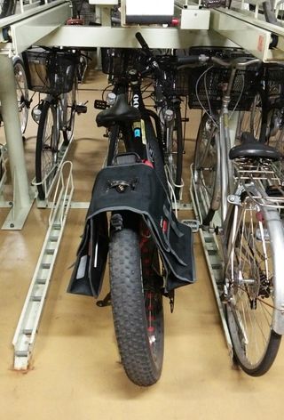 ファットバイク駐輪